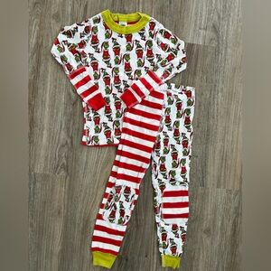 Hanna Andersson Kids Dr. Seuss Grinch Long John Pajama Set
